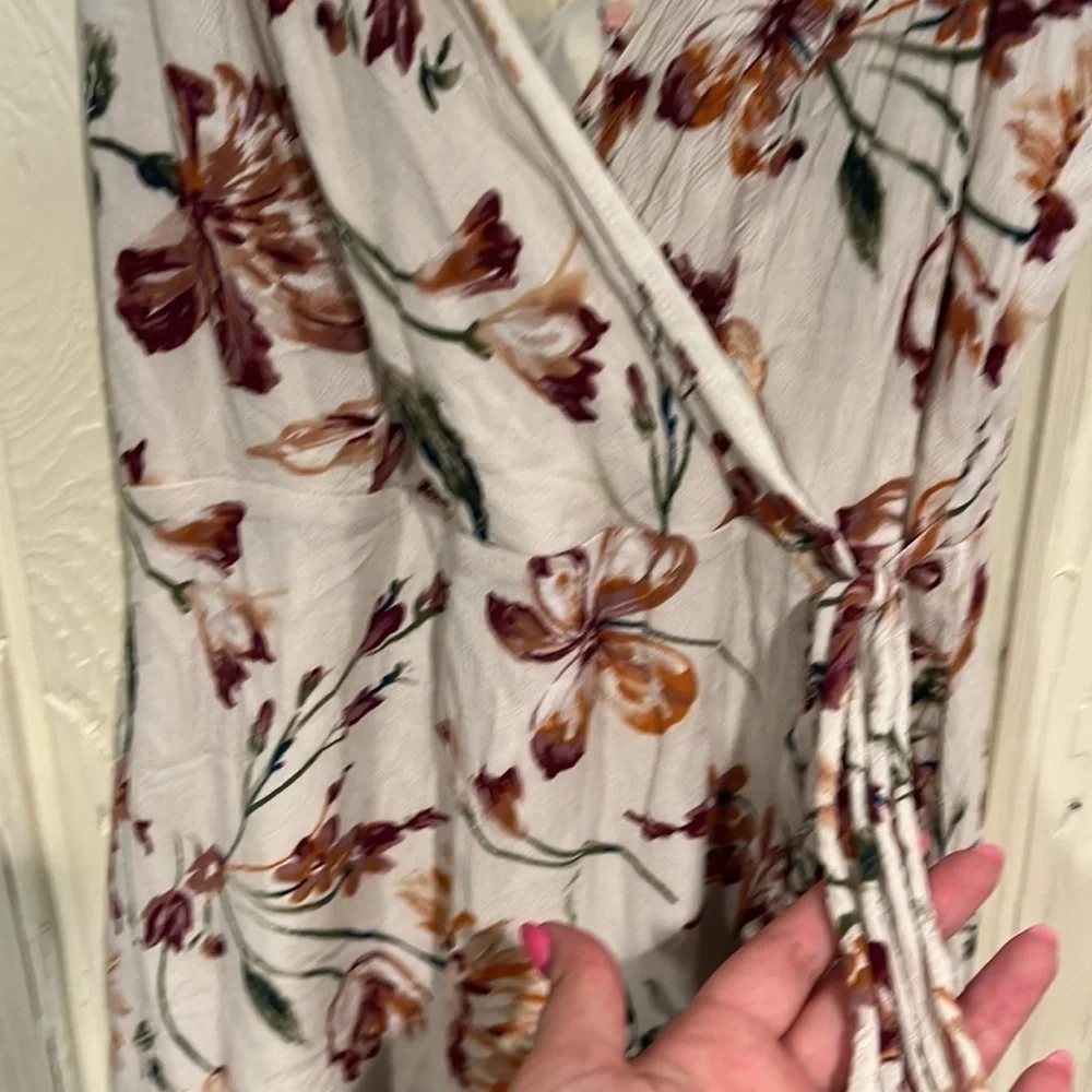 ALTAR’D State Floral Wrap Dress, Size S
